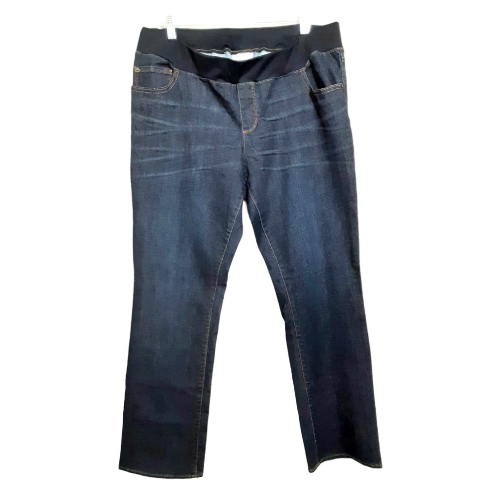 Liz Lange Target Maternity Women’s Size 14 Blue Jeans Soft Waist Band